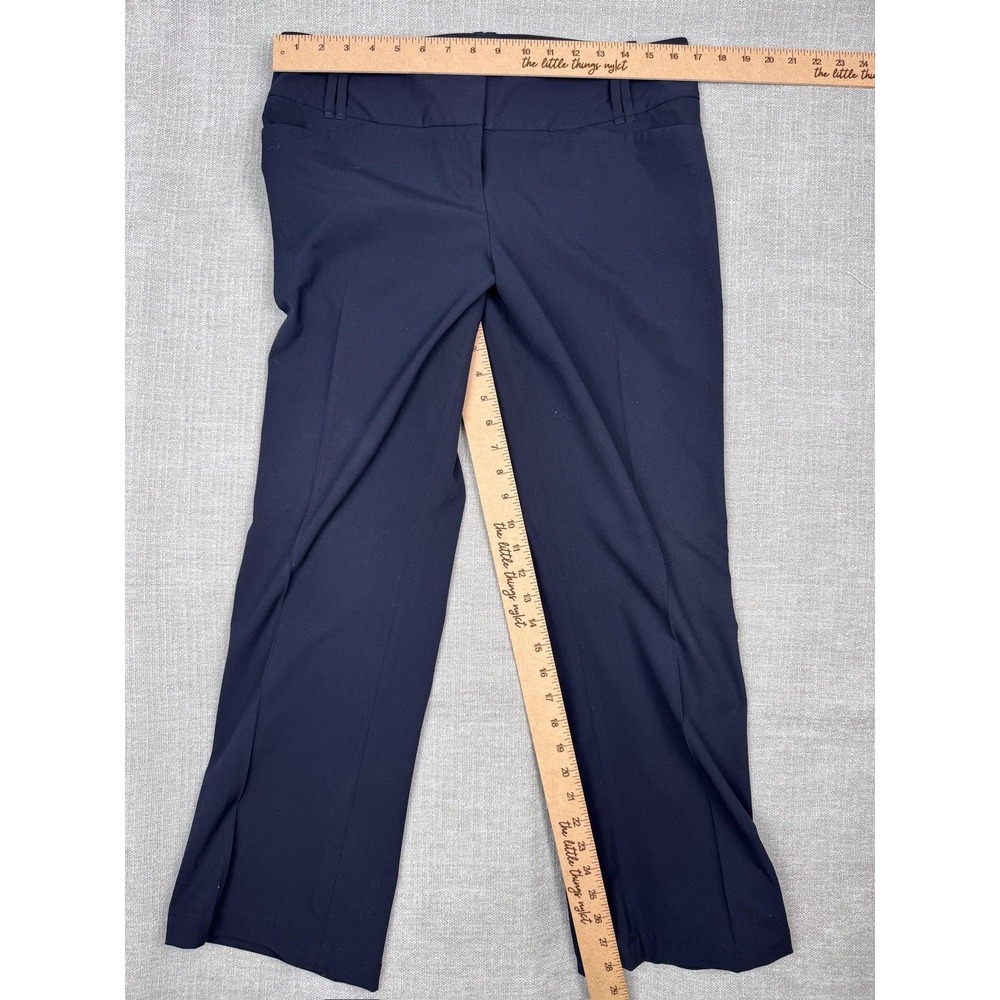 The Limited Cassidy Fit Dress Pants Womens 10S Navy Blue Bootcut Stretch Career - Picture 2 of 6